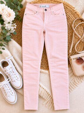 Frank & Eileen Sligo Pale Pink Skinny Jeans Size 26